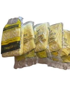 5 Pair Slipper Hospital Socks Non Slip Skid Bariatric Yellow  Yoga